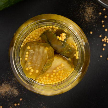 organic bread and butter pickles